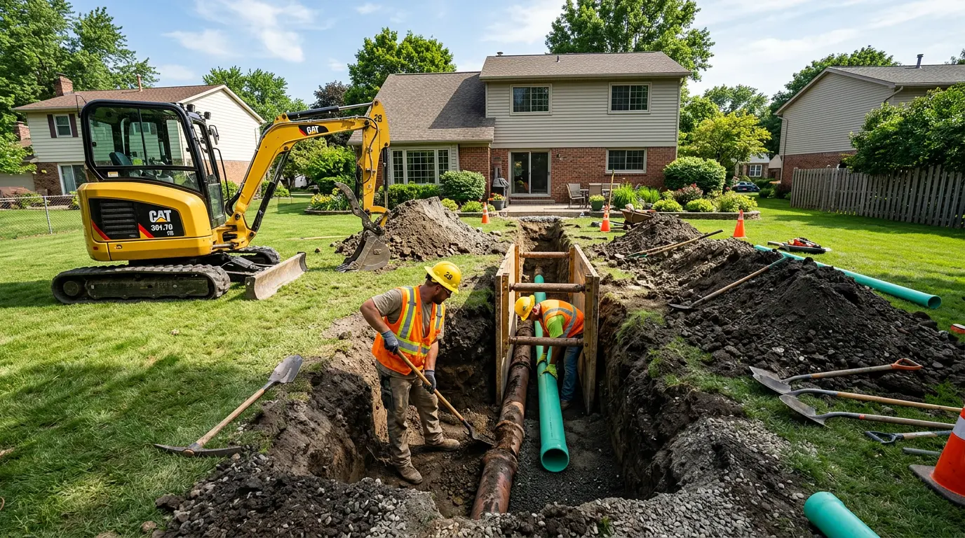 Sewer Line Repair in Westerville, OH